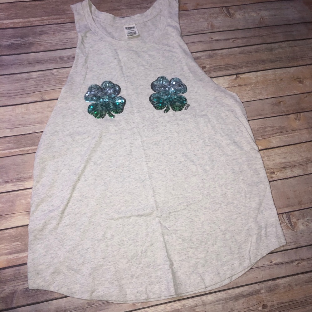 Pink Victoria Secret tank top